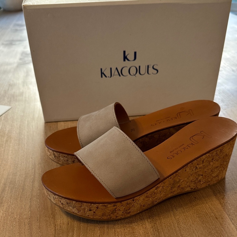 K.Jacques Kirielle Wedge slide size 38 NEW